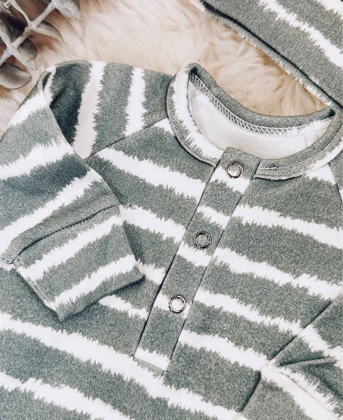 Kit Presente Saída de Maternidade Bebê 4 peças | Tie Dye