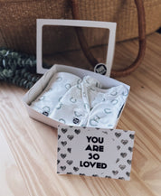 Kit Presente Saída de Maternidade Bebê 4 peças | Lucky