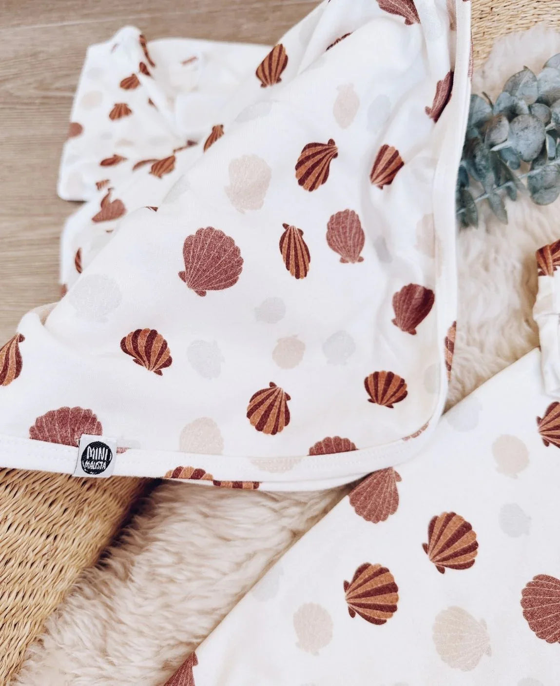 Kit Presente Saída de Maternidade Bebê 4 peças | Seashell