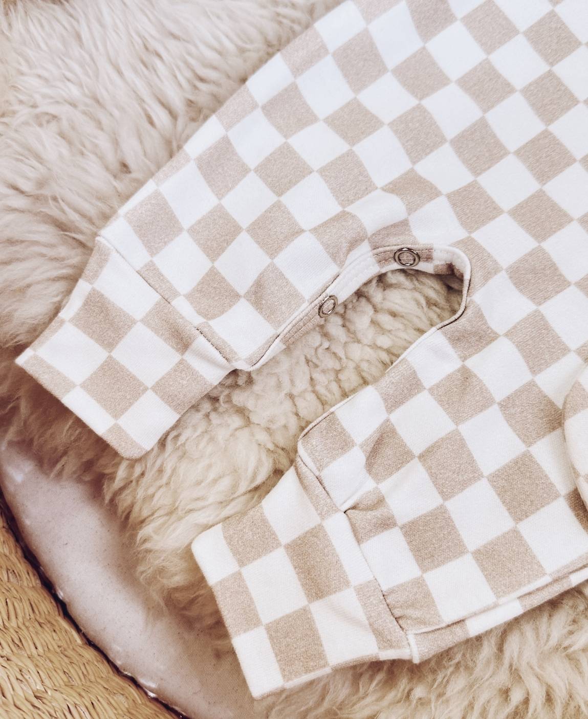 Kit Presente Saída de Maternidade Bebê 4 peças | Racer Beige