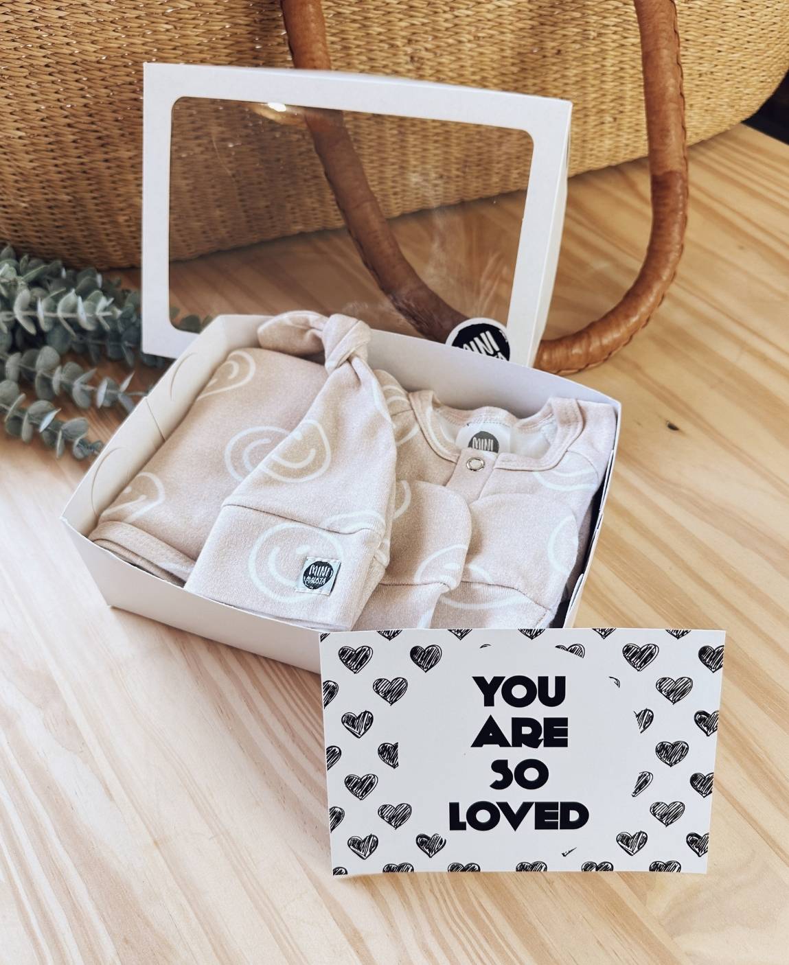 Kit Presente Saída de Maternidade Bebê 4 peças | Smiley