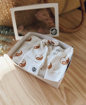 Kit Presente Saída de Maternidade Bebê 4 peças | Yin Yang