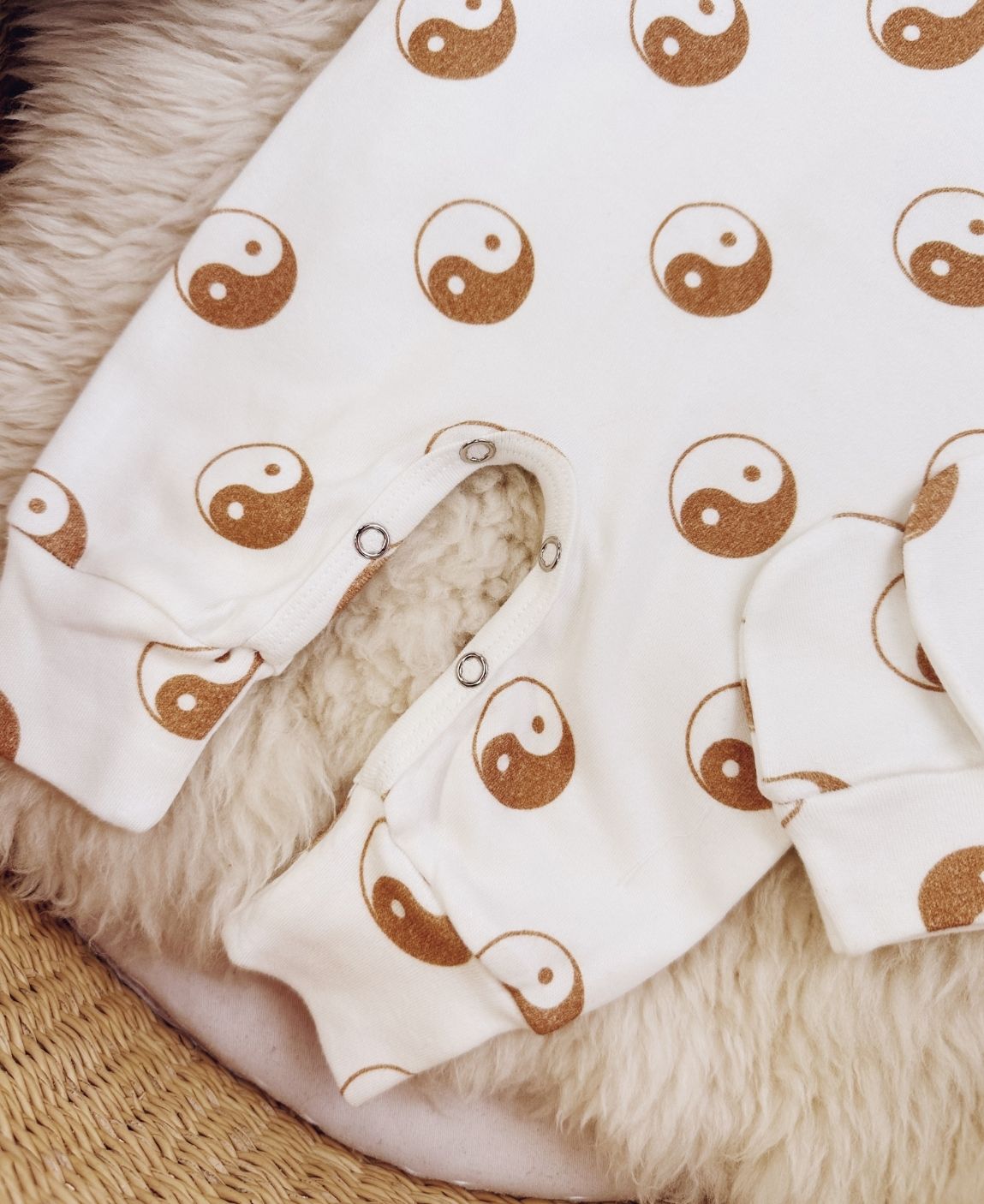 Kit Presente Saída de Maternidade Bebê 4 peças | Yin Yang