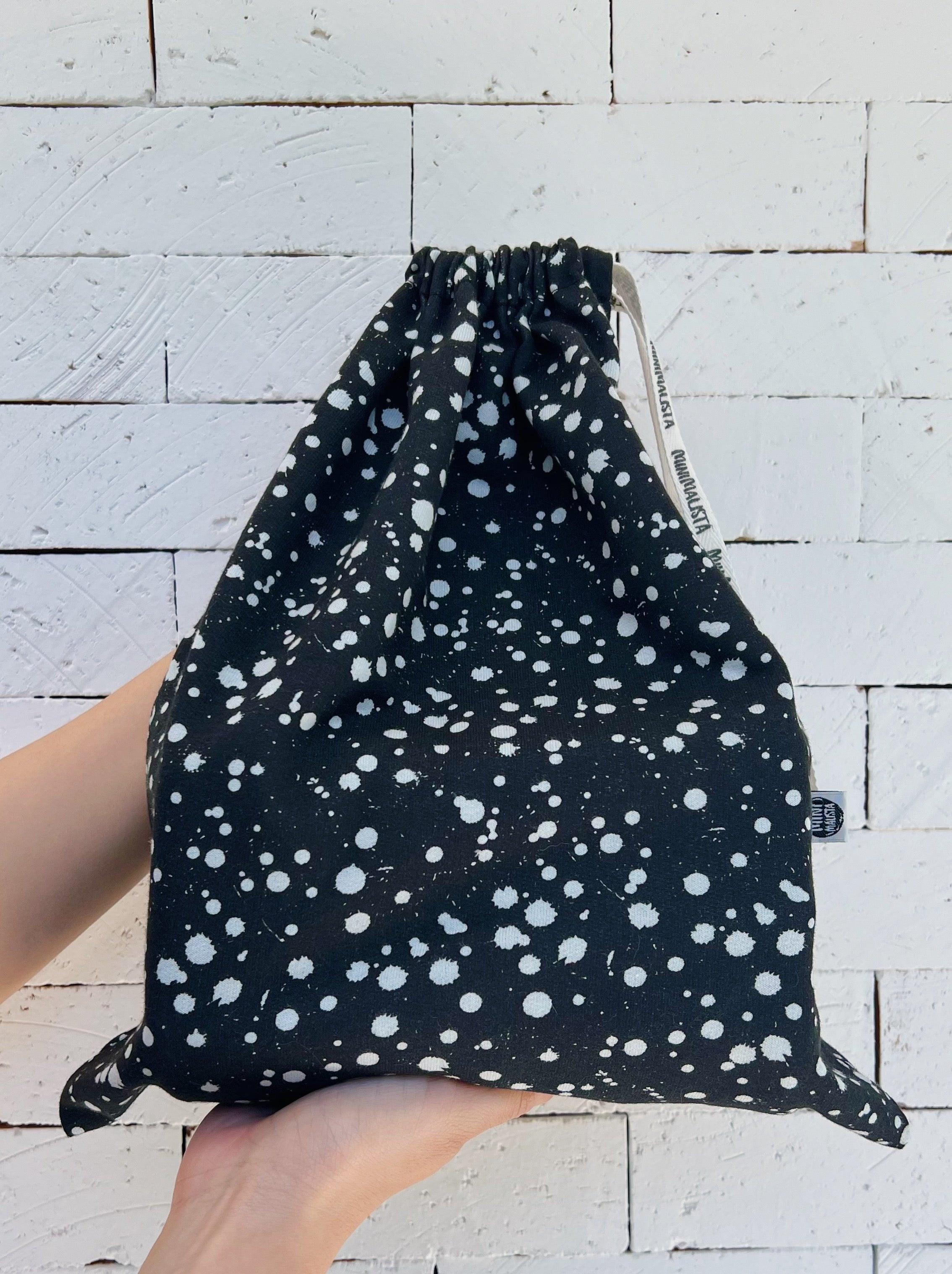 Embalagem de Presente Bolsa | Splash MiniMalista com Cadarço + Cartão - MiniMalista Baby - 0, 0.3, black-friday, com-desconto-mm10, Neutro, Unissex -bebê-minimalista-estiloso