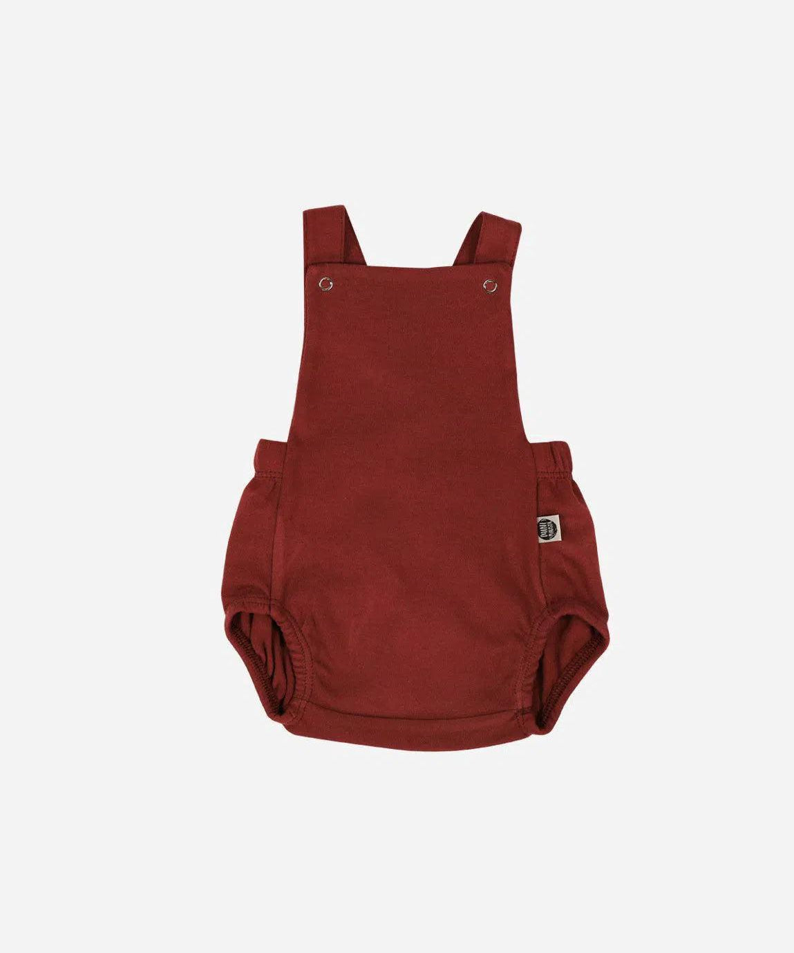 Jardineira de Bebê Unissex MiniMalista Liso Merlot - MiniMalista Baby - 0, 0.3, b2b, Baby, black-friday, Calor, Christmas, com-desconto-mm10, Menina, natal, tab-tam-jardineiras, Verão, Xmas -bebê-minimalista-estiloso