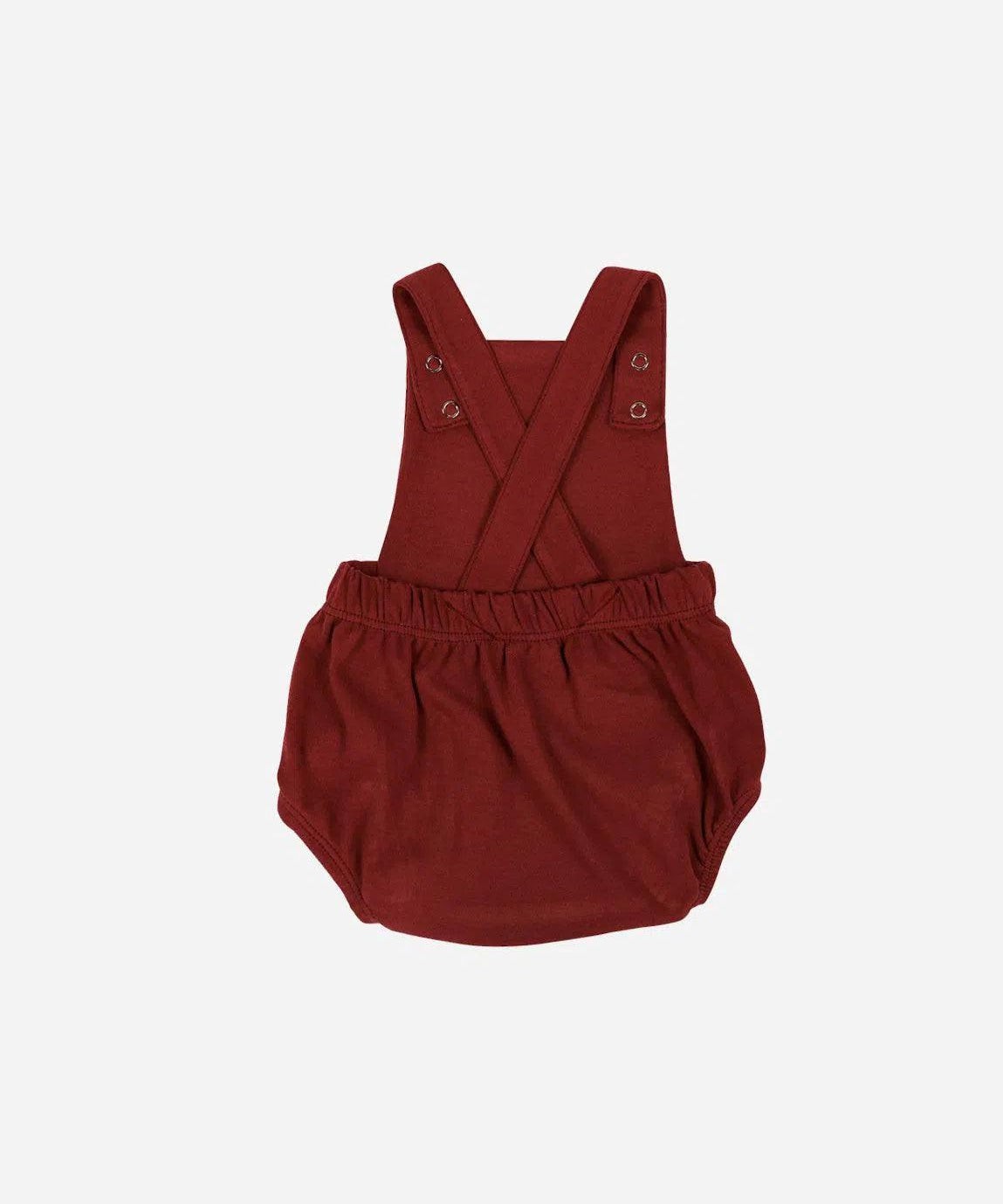 Jardineira de Bebê Unissex MiniMalista Liso Merlot - MiniMalista Baby - 0, 0.3, b2b, Baby, black-friday, Calor, Christmas, com-desconto-mm10, Menina, natal, tab-tam-jardineiras, Verão, Xmas -bebê-minimalista-estiloso