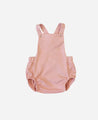 Jardineira de Bebê Unissex MiniMalista Liso Rose Dust - MiniMalista Baby - b2b, Baby, Calor, Menina, outlet, Verão -bebê-minimalista-estiloso