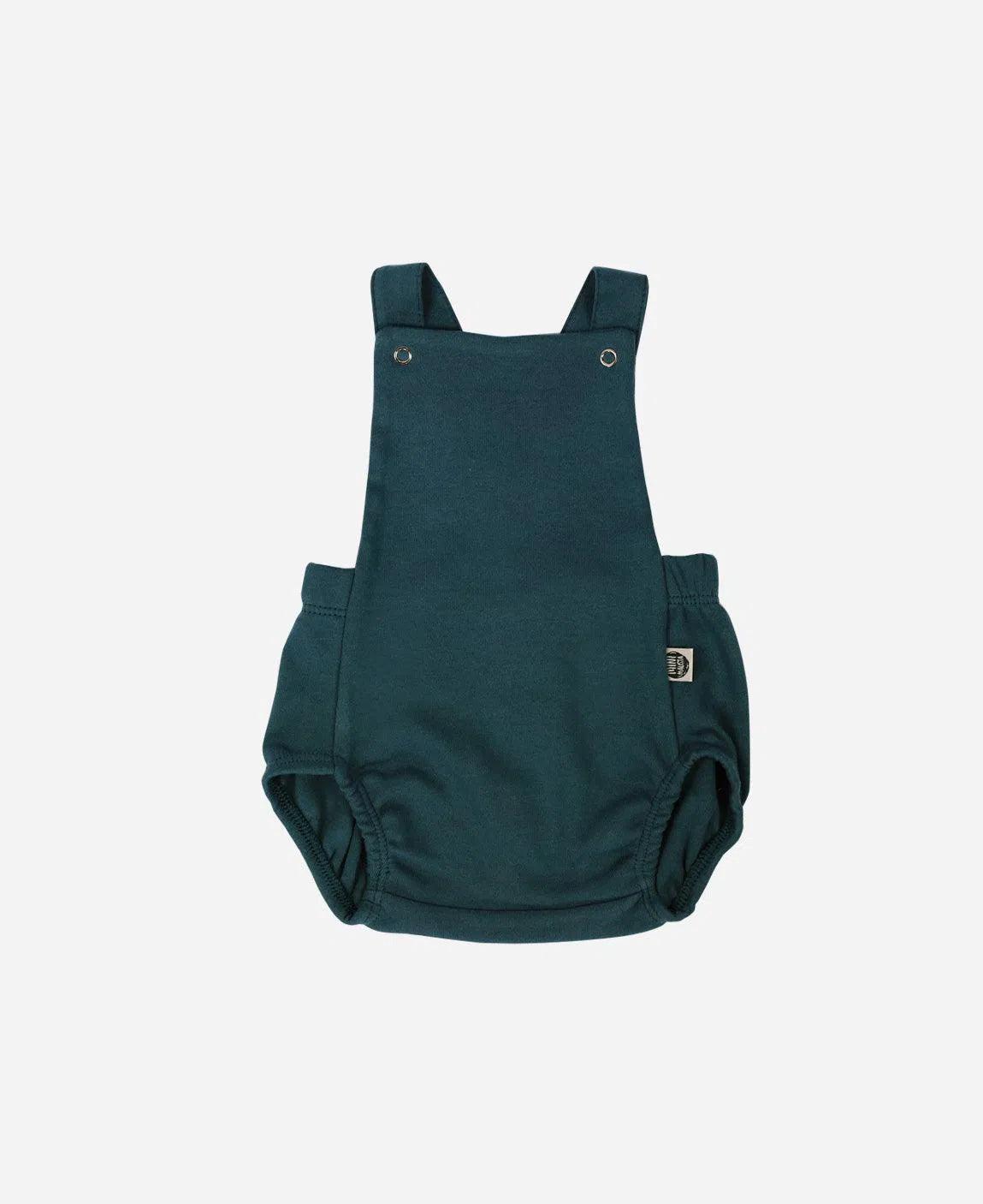 Jardineira de Bebê Unissex MiniMalista | Liso Deep Green - MiniMalista Baby - 0.3, 0.4, b2b, Baby, black-friday, Calor, Christmas, com-desconto-mm10, Menino, natal, SALE-FINAL, tab-tam-jardineiras, ultimas-peças, Verão, Xmas -bebê-minimalista-estiloso