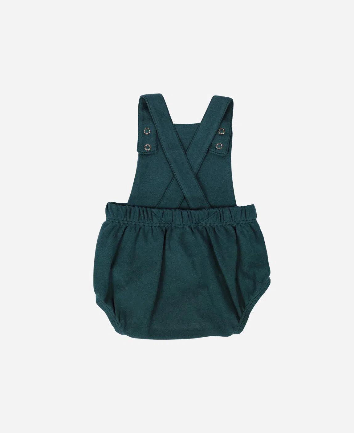 Jardineira de Bebê Unissex MiniMalista | Liso Deep Green - MiniMalista Baby - 0.3, 0.4, b2b, Baby, black-friday, Calor, Christmas, com-desconto-mm10, Menino, natal, SALE-FINAL, tab-tam-jardineiras, ultimas-peças, Verão, Xmas -bebê-minimalista-estiloso
