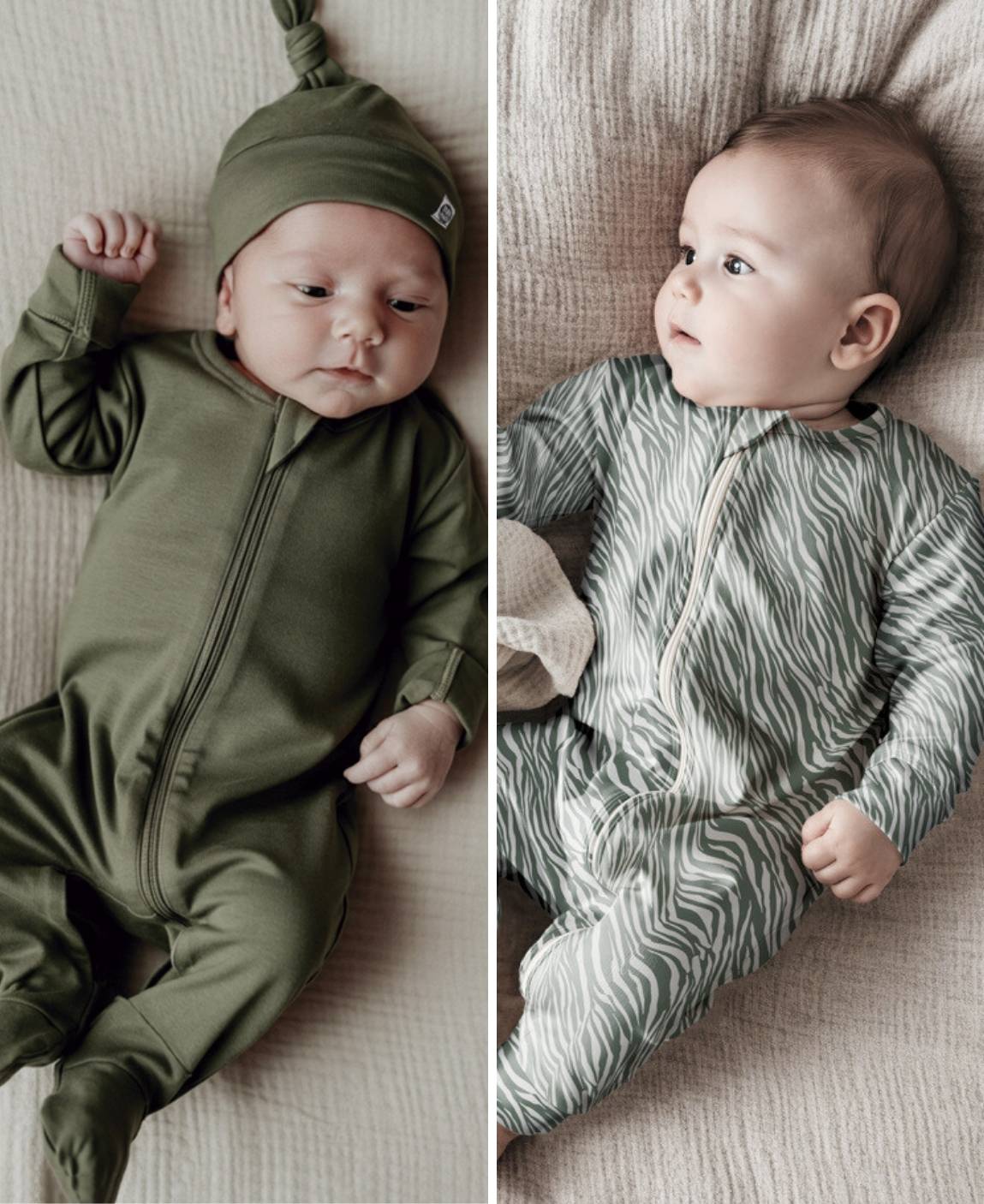 Kit 2 Macacões Ziper | Zebra e Jungle Green