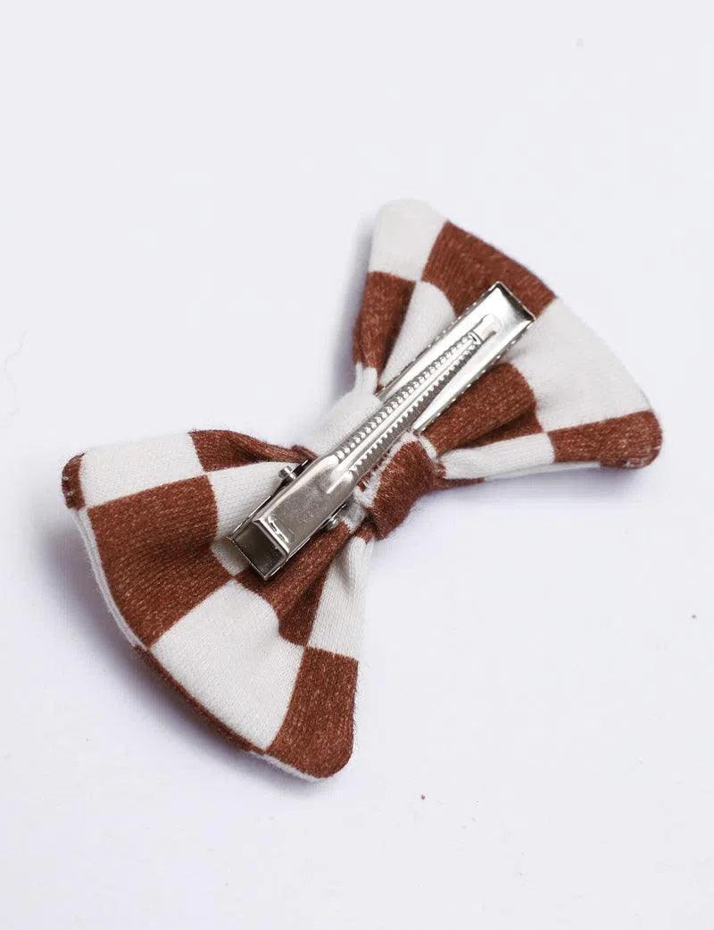 Laço de Cabelo com Clip | Racer Oak - MiniMalista Baby - 0.3, b2b, Baby, black-friday, com-desconto-mm10, laço-clip, Meia Estação, Menina -bebê-minimalista-estiloso