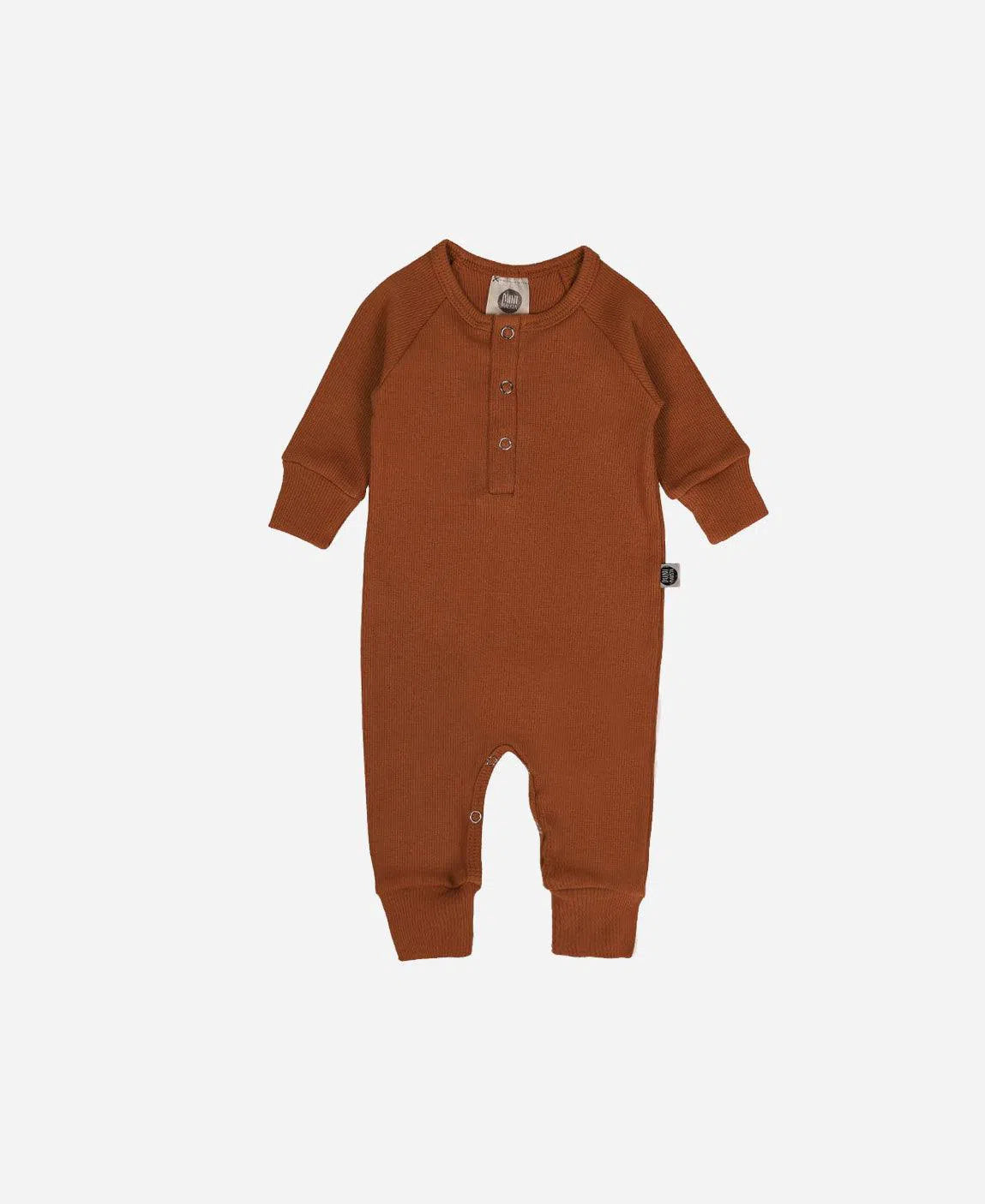 Macacão Bebê Canelado Botões Unissex MiniMalista Liso Ginger - MiniMalista Baby - b2b, Baby, com-desconto-mm10, Frio, Menino, Neutro, tab-tam-mac-botões, Unissex, Winter Sale 30% -bebê-minimalista-estiloso