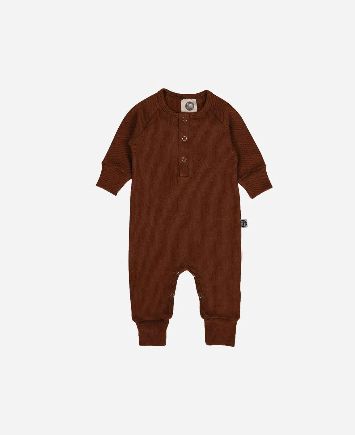 Macacão Bebê Canelado Botões Unissex MiniMalista Liso Oak - MiniMalista Baby - b2b, Baby, com-desconto-mm10, Frio, Menino, tab-tam-mac-botões, Winter Sale 30% -bebê-minimalista-estiloso