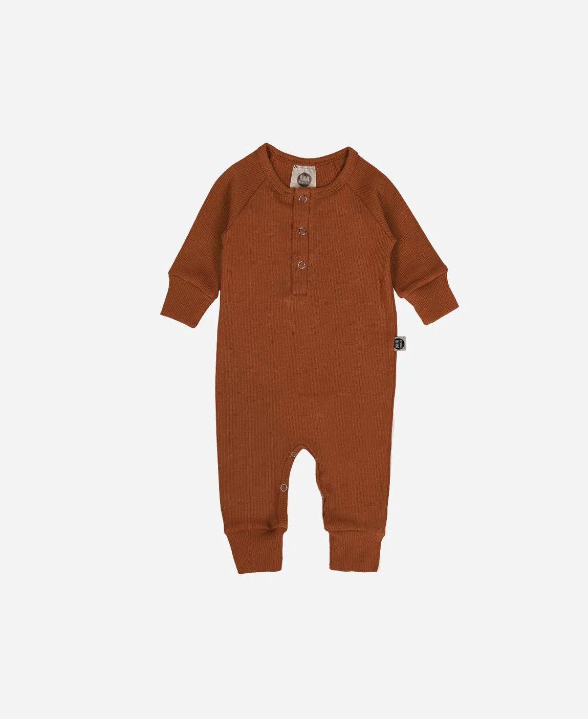 Macacão Bebê Canelado Botões Unissex MiniMalista | Liso Ginger - MiniMalista Baby - 0.35, 2macacoespor199, b2b, Baby, black-friday, com-desconto-mm10, Frio, Menina, Menino, Neutro, tab-tam-mac-botões, Unissex, Winter Sale 30% -bebê-minimalista-estiloso