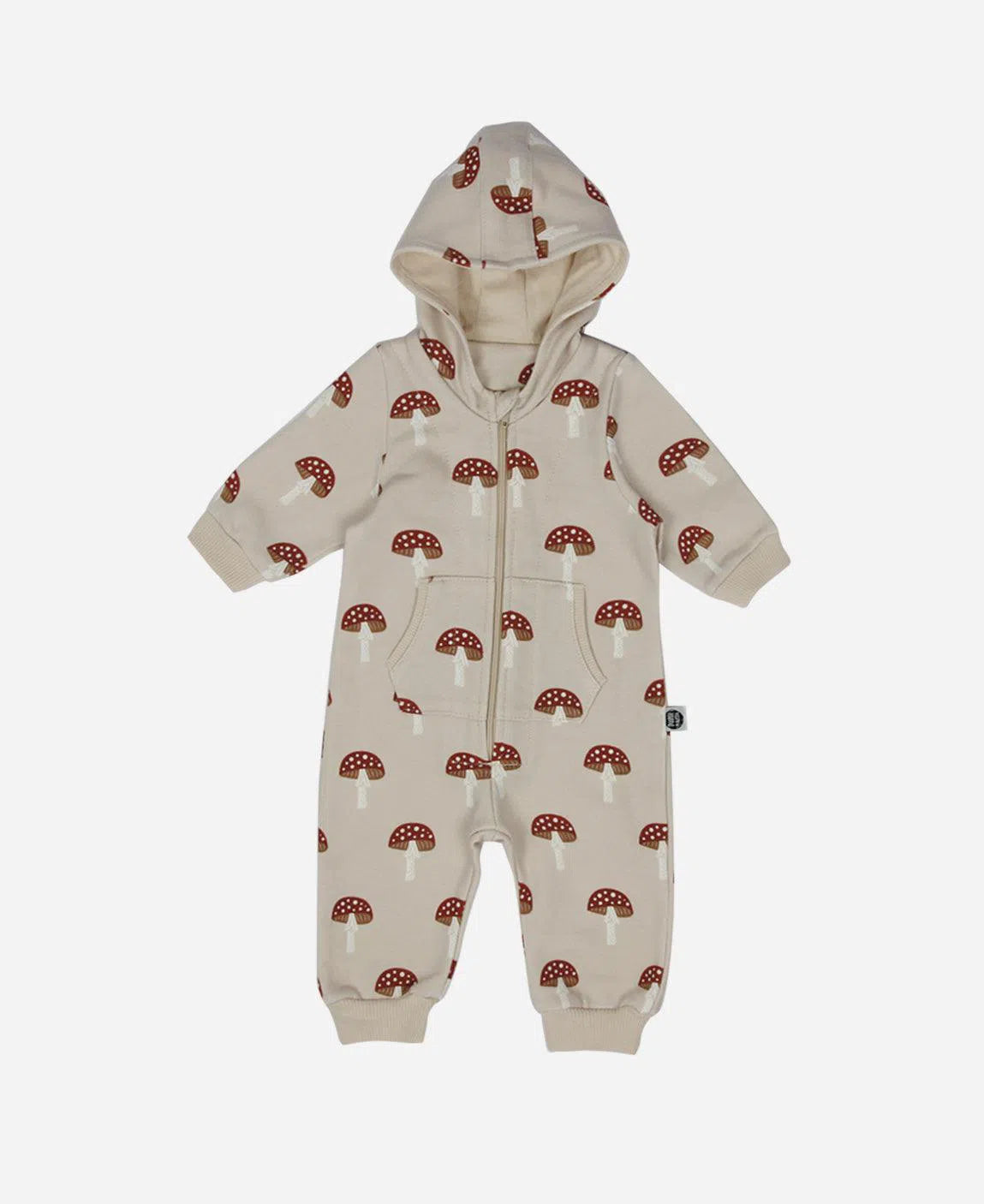 Macacão Bebê Capuz e Zíper Moletinho Mushi - MiniMalista Baby - b2b, Baby, com-desconto-mm10, Frio, Neutro, Unissex, Winter Sale 30% -bebê-minimalista-estiloso