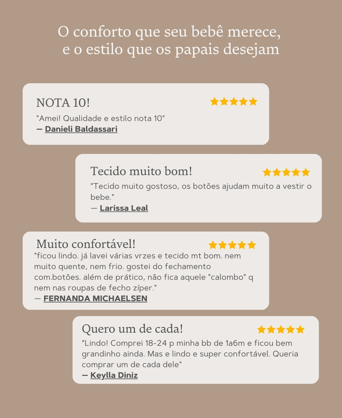 Kit 2 Macacões Canelados | Listras Marrom e Branco Off