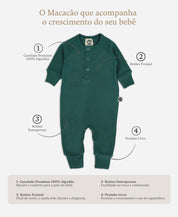 Kit 2 Macacões Canelados | Goldie e Deep Green