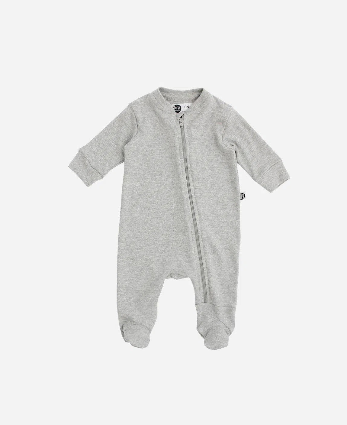 Macacão de Bebê Maternidade Unissex MiniMalista Liso Cinza Mescla - MiniMalista Baby - b2b, Baby, com-desconto-mm10, Meia Estação, Menino, tab-tam-macacao-maternidade, Winter Sale 30% -bebê-minimalista-estiloso