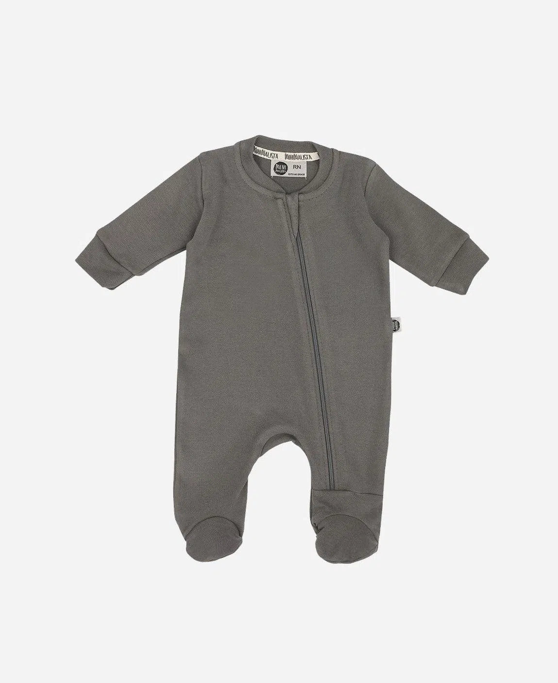 Macacão de Bebê Maternidade Unissex MiniMalista Liso Grafitti - MiniMalista Baby - b2b, Baby, Meia Estação, Menino, outlet, tab-tam-macacao-maternidade, Winter Sale 40% -bebê-minimalista-estiloso