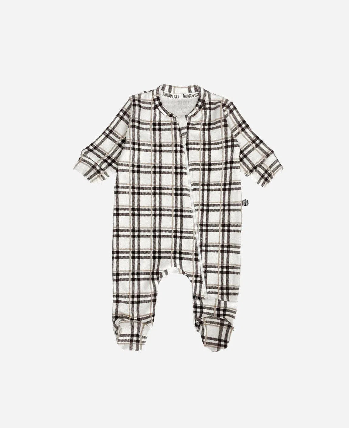 Macacão de Bebê Maternidade Unissex Xadrez Plaid - MiniMalista Baby - b2b, Baby, com-desconto-mm10, Meia Estação, Menino, Neutro, tab-tam-macacao-maternidade, Unissex, Winter Sale 30% -bebê-minimalista-estiloso