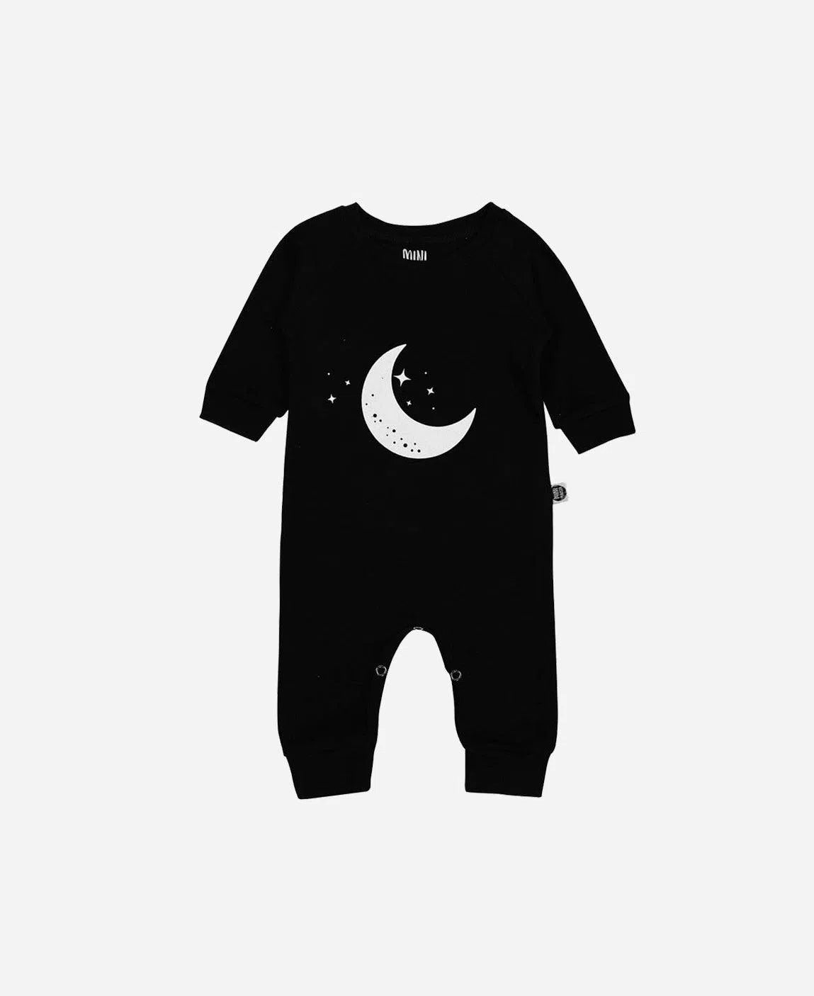 Macacão de Bebê Raglan Botões Unissex Night - MiniMalista Baby - b2b, Baby, com-desconto-mm10, Meia Estação, Menino, Neutro, tab-tam-mac-botões, Unissex -bebê-minimalista-estiloso