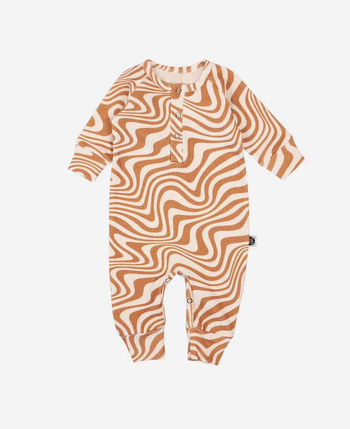 Macacão de Bebê Raglan Botões Unissex Swirl - MiniMalista Baby - b2b, Baby, com-desconto-mm10, Meia Estação, Menino, tab-tam-mac-botões -bebê-minimalista-estiloso