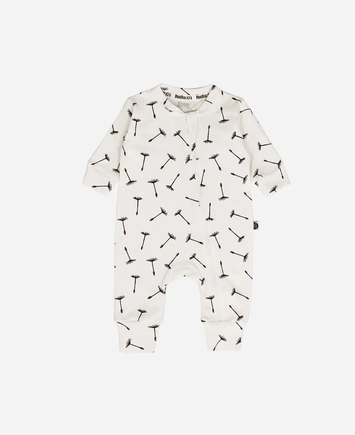 Macacão de Bebê Ziper Unissex Dandelion - MiniMalista Baby - Ano Novo, b2b, Baby, com-desconto-mm10, Meia Estação, Menino, Neutro, Reveillon, tab-tam-macacão-ziper, Unissex, Winter Sale 30% -bebê-minimalista-estiloso