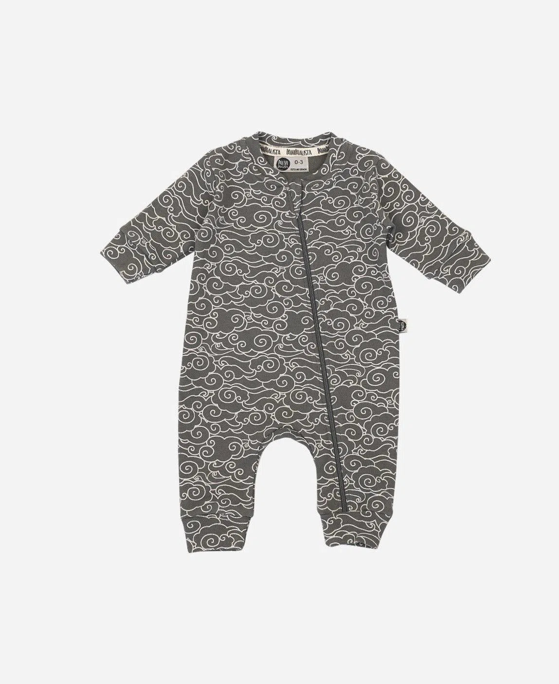 Macacão de Bebê Ziper Unissex Dreamy - MiniMalista Baby - b2b, Baby, Meia Estação, Menino, Neutro, outlet, tab-tam-macacão-ziper, Unissex, Winter Sale 40% -bebê-minimalista-estiloso