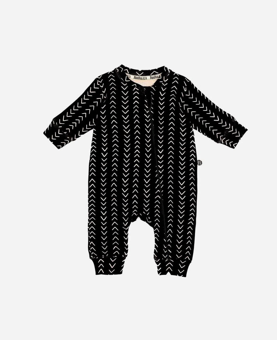 Macacão de Bebê Ziper Unissex Fishbone - MiniMalista Baby - b2b, Baby, Meia Estação, Menino, outlet, tab-tam-macacão-ziper, Winter Sale 40% -bebê-minimalista-estiloso