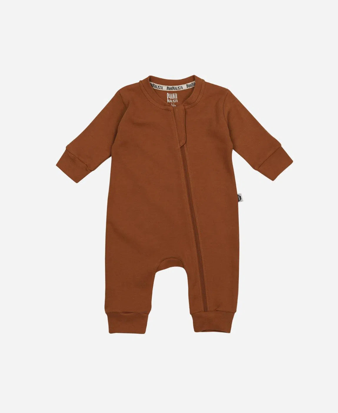 Macacão de Bebê Ziper Unissex MiniMalista Liso Ginger - MiniMalista Baby - b2b, Baby, com-desconto-mm10, Meia Estação, Menino, Neutro, tab-tam-macacão-ziper, Unissex -bebê-minimalista-estiloso