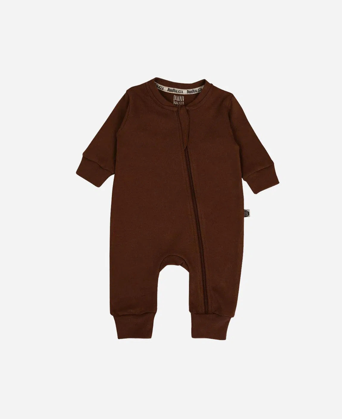 Macacão de Bebê Ziper Unissex MiniMalista Liso Oak - MiniMalista Baby - b2b, Baby, com-desconto-mm10, Meia Estação, Menino, tab-tam-macacão-ziper -bebê-minimalista-estiloso