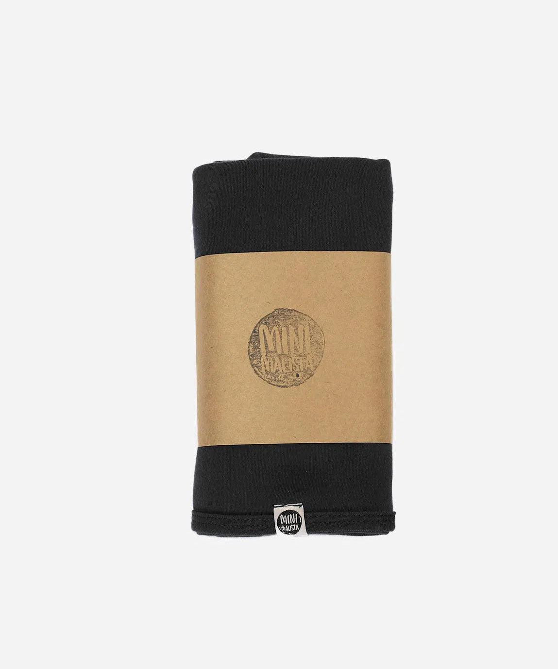 Manta de Malha de Algodão para Bebês MiniMalista | Liso Preto - MiniMalista Baby - 0.2, 0.3, b2b, Baby, black-friday, com-desconto-mm10, Meia Estação, Menino, Neutro, tab-tam-manta, Unissex -bebê-minimalista-estiloso