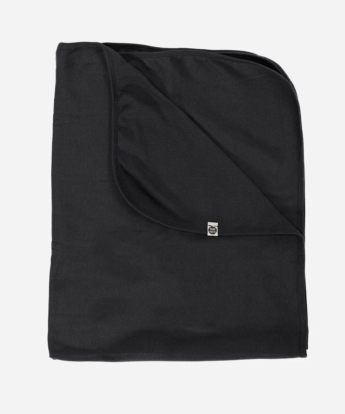 Manta de Malha de Algodão para Bebês MiniMalista | Liso Preto - MiniMalista Baby - 0.2, 0.3, b2b, Baby, black-friday, com-desconto-mm10, Meia Estação, Menino, Neutro, tab-tam-manta, Unissex -bebê-minimalista-estiloso
