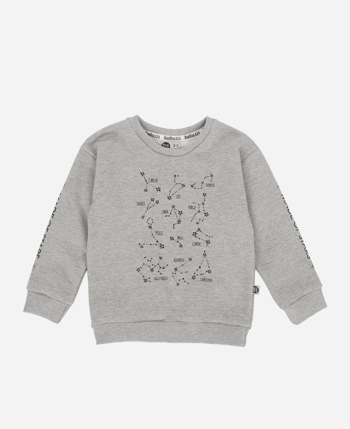 Moletom Peluciado Unissex Constellation - MiniMalista Baby - 0.45, b2b, Baby, black-friday, com-desconto-mm10, Frio, Kids, Menina, Menino, Neutro, tab-tam-moletom-basico, tab-tam-moletom-basico-Baby, Unissex -bebê-minimalista-estiloso