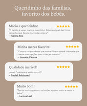 Kit 2 Macacões Botões | Pine Cones e Wish