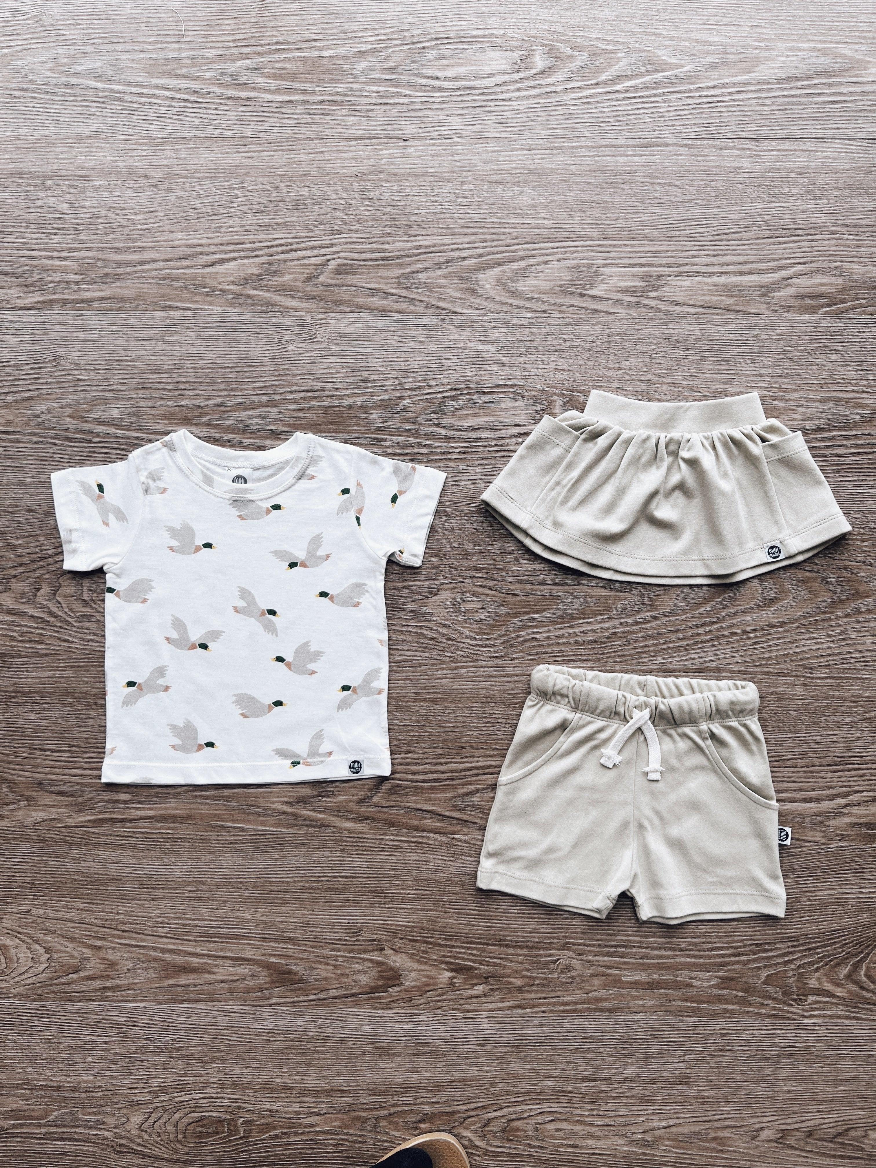 Saia Bolso Infantil | Liso Stone - MiniMalista Baby - 0.3, b2b, black-friday, Calor, com-desconto-mm10, Kids, Menina, tab-tam-saia-bolso-2, Verão -bebê-minimalista-estiloso