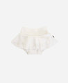 Saia Boomies de Bebê MiniMalista Liso Branco Off - MiniMalista Baby - Ano Novo, anonovo, b2b, Baby, Calor, com-desconto-mm10, Menina, Neutro, new, Reveillon, Unissex, Verão -bebê-minimalista-estiloso