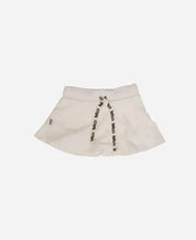 Saia-Shorts Infantil MiniMalista | Liso Branco Off - MiniMalista Baby - 0.25, 0.3, Ano Novo, anonovo, b2b, black-friday, Calor, com-desconto-mm10, Kids, Menina, new, Reveillon, tab-tam-short-saia, Verão -bebê-minimalista-estiloso