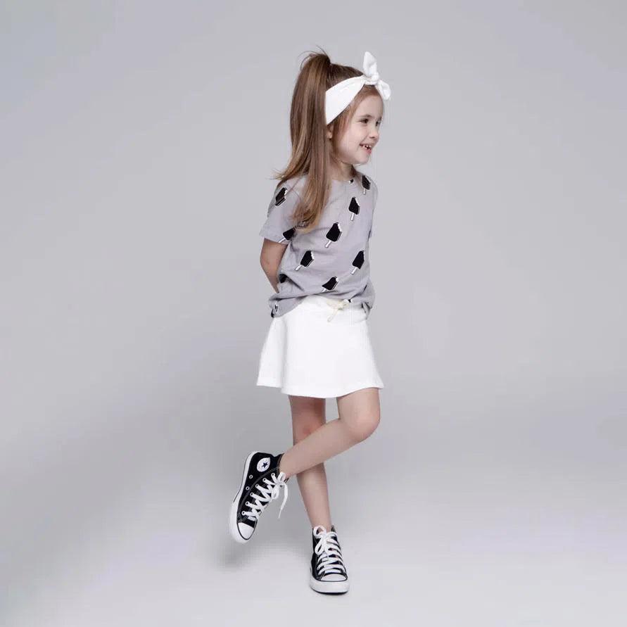 Saia-Shorts Infantil MiniMalista | Liso Branco Off - MiniMalista Baby - 0.25, 0.3, Ano Novo, anonovo, b2b, black-friday, Calor, com-desconto-mm10, Kids, Menina, new, Reveillon, tab-tam-short-saia, Verão -bebê-minimalista-estiloso