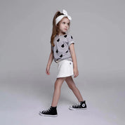 Saia-Shorts Infantil MiniMalista | Liso Branco Off - MiniMalista Baby - 0.25, 0.3, Ano Novo, anonovo, b2b, black-friday, Calor, com-desconto-mm10, Kids, Menina, new, Reveillon, tab-tam-short-saia, Verão -bebê-minimalista-estiloso