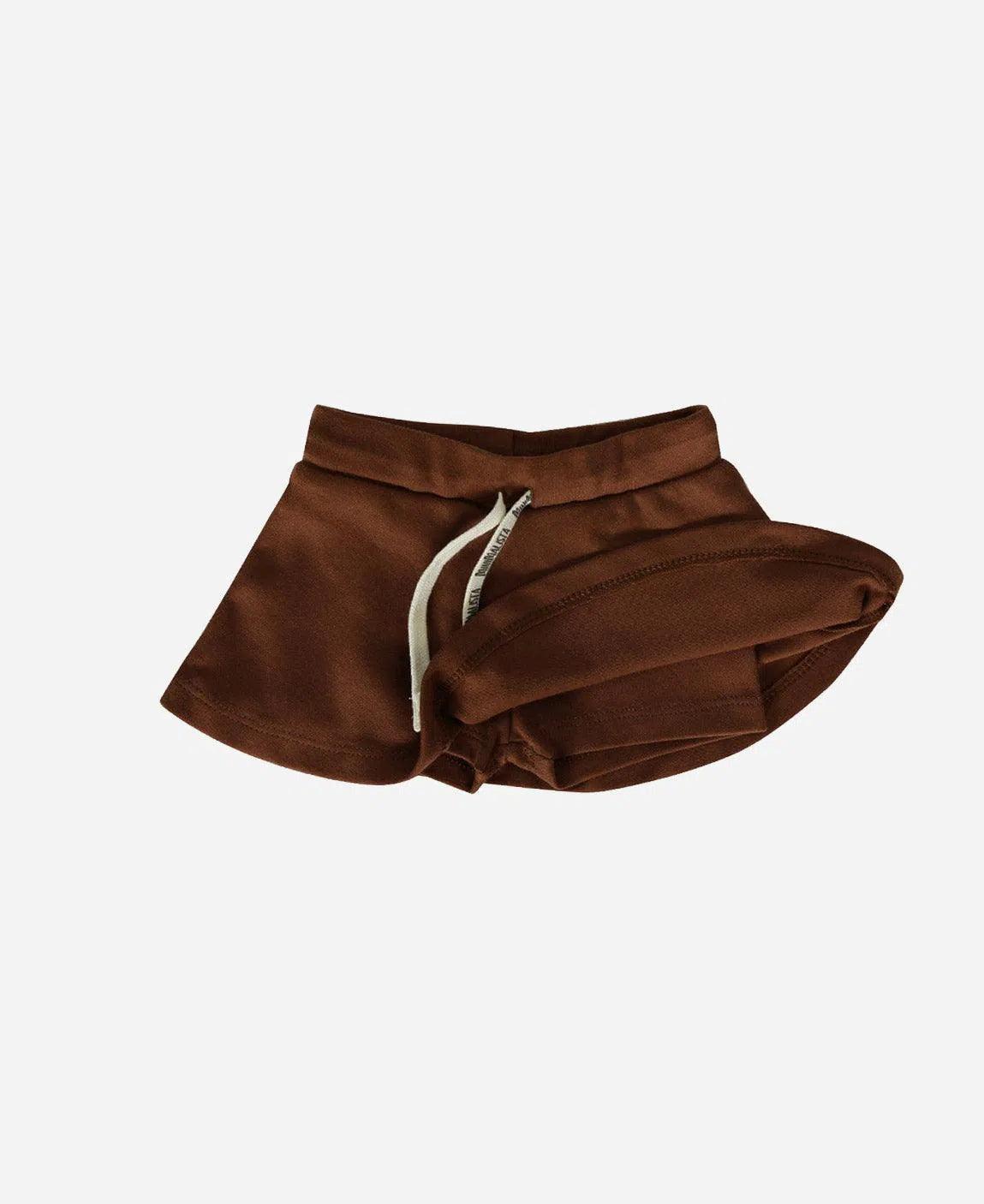 Saia-Shorts Infantil MiniMalista | Liso Oak - MiniMalista Baby - 0.3, b2b, black-friday, Calor, com-desconto-mm10, Kids, Menina, tab-tam-short-saia, Verão -bebê-minimalista-estiloso