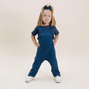 Salopette Infantil Unissex MiniMalista | Liso Azul Sky - MiniMalista Baby - 0.3, 0.45, b2b, black-friday, com-desconto-mm10, Meia Estação, Menino, SALE-FINAL, tab-tam-salopette -bebê-minimalista-estiloso