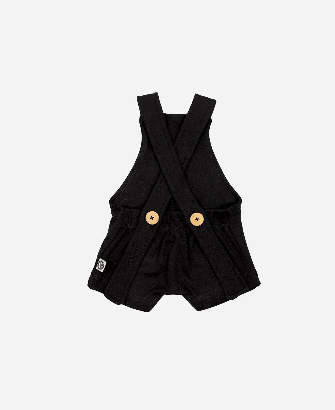 Salopette Verão Unissex MiniMalista | Liso Preto - MiniMalista Baby - 0.2, 0.3, b2b, black-friday, Calor, com-desconto-mm10, Menino, Neutro, tab-tam-salopette-verão, Unissex, Verão -bebê-minimalista-estiloso