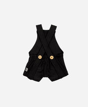 Salopette Verão Unissex MiniMalista | Liso Preto - MiniMalista Baby - 0.2, 0.3, b2b, black-friday, Calor, com-desconto-mm10, Menino, Neutro, tab-tam-salopette-verão, Unissex, Verão -bebê-minimalista-estiloso