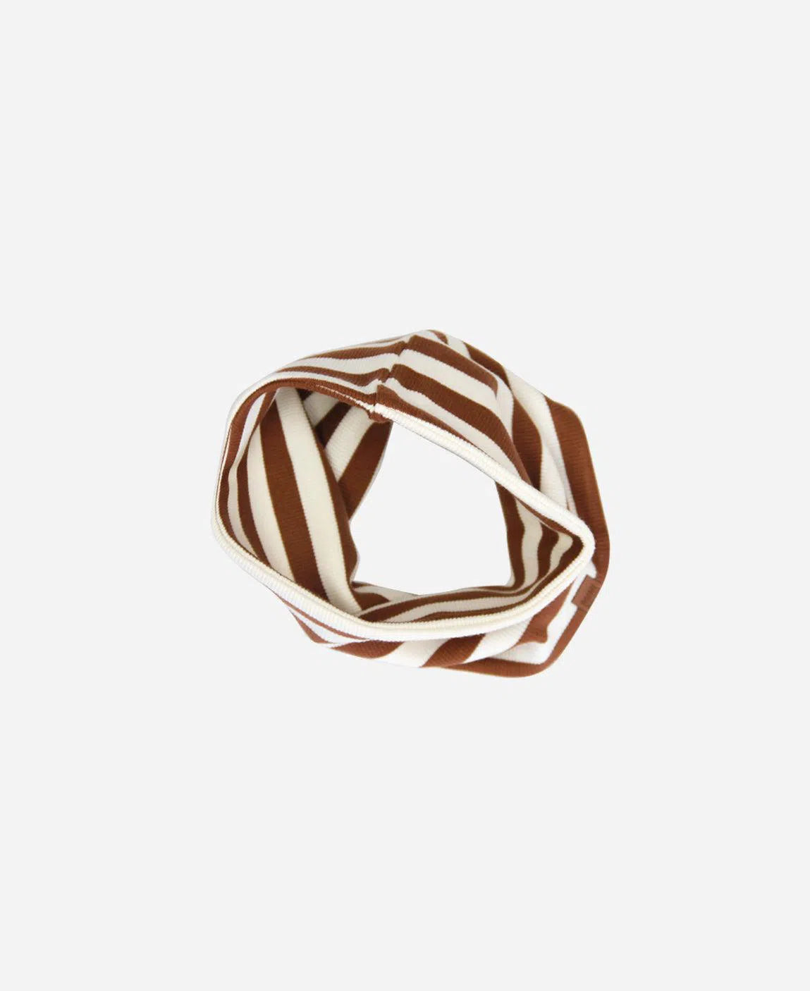 Scarf Golinha Infantil Canelado Unissex Listras Caramelo e Branco Off - MiniMalista Baby - b2b, com-desconto-mm10, Frio, Menino, Neutro, Unissex, Winter Sale 30% -bebê-minimalista-estiloso