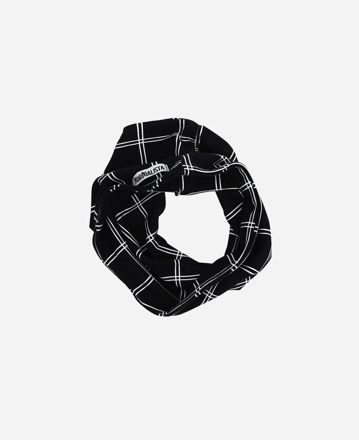 Scarf Infantil Unissex Black Check - MiniMalista Baby - b2b, Frio, Menino, outlet -bebê-minimalista-estiloso