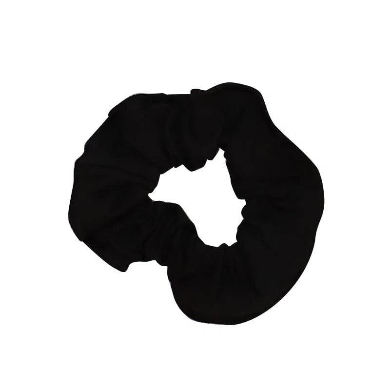 Scrunchie Elástico Cabelo Estampado Preto MiniMalista Liso - MiniMalista Baby - b2b, Meia Estação, Menino, Neutro, outlet, Unissex -bebê-minimalista-estiloso