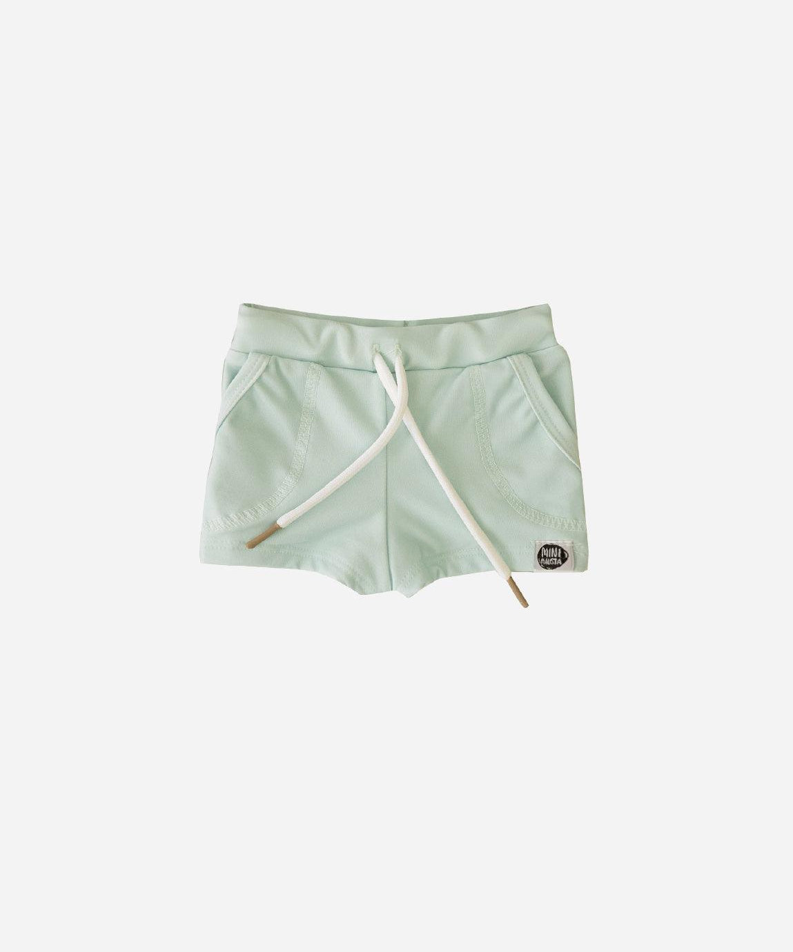 Sunga Infantil UV50+ MiniMalista | Liso Mint - MiniMalista Baby - 0, b2b, Calor, com-desconto-mm10, Menino, new, Verão -bebê-minimalista-estiloso