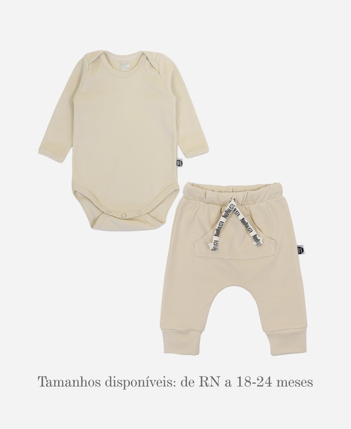 Conjunto Body e Calça | Liso Sand