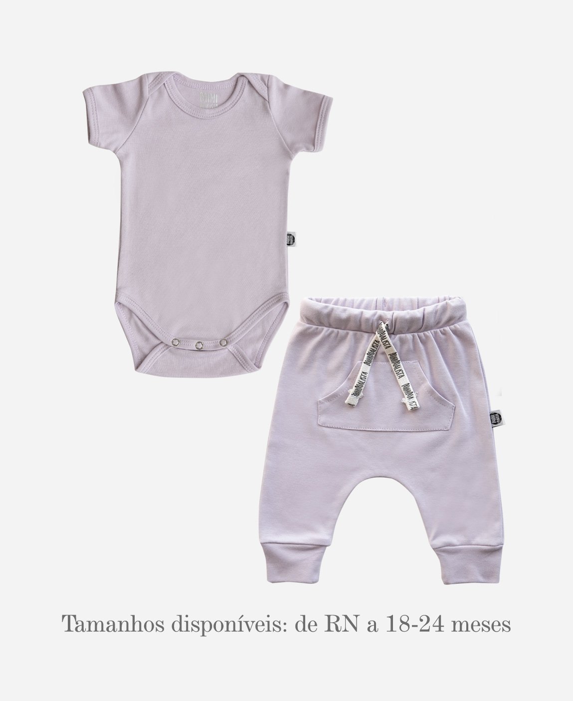 Conjunto Body e Calça | Liso Lilac